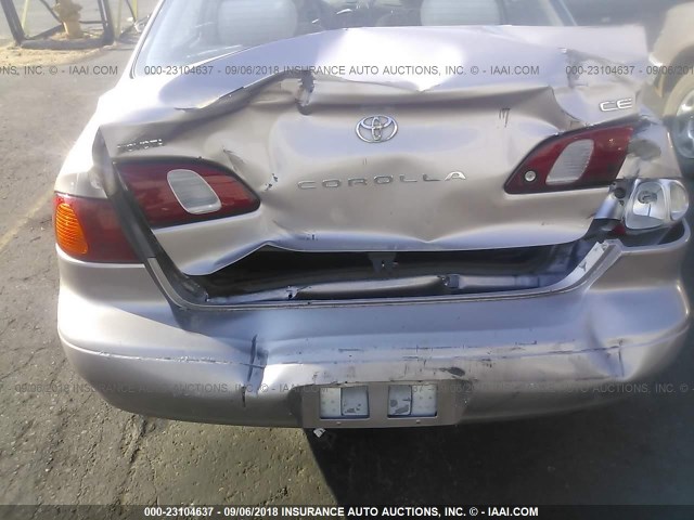 1NXBR12E1YZ304239 - 2000 TOYOTA COROLLA VE/CE/LE 灰色 照片 6