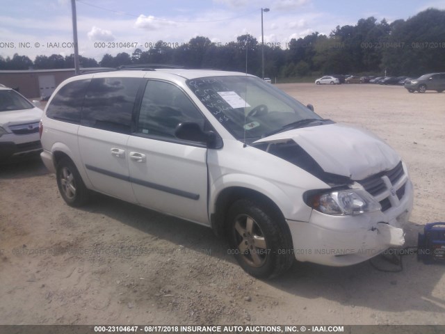 1D4GP24R66B669694 - 2006 DODGE GRAND CARAVAN SE WHITE photo 1