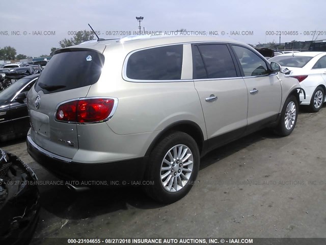 5GAER23798J178738 - 2008 BUICK ENCLAVE CXL Or photo 4