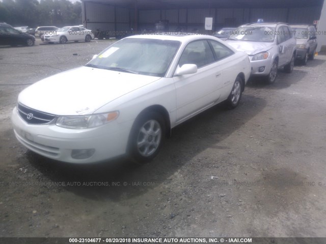 2T1CF28P9YC267535 - 2000 TOYOTA CAMRY SOLARA SE/SLE თეთრი ფოტო 2