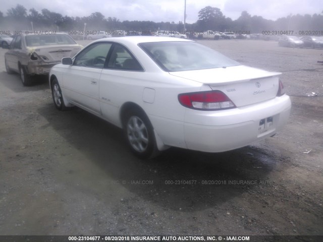 2T1CF28P9YC267535 - 2000 TOYOTA CAMRY SOLARA SE/SLE თეთრი ფოტო 3