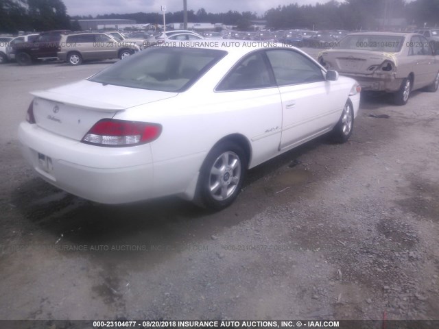 2T1CF28P9YC267535 - 2000 TOYOTA CAMRY SOLARA SE/SLE თეთრი ფოტო 4
