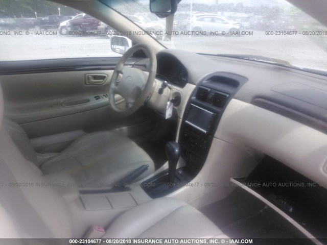 2T1CF28P9YC267535 - 2000 TOYOTA CAMRY SOLARA SE/SLE თეთრი ფოტო 5