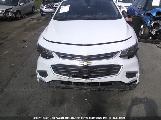 1G1ZB5STXGF259052 - 2016 CHEVROLET MALIBU LS თეთრი ფოტო 6