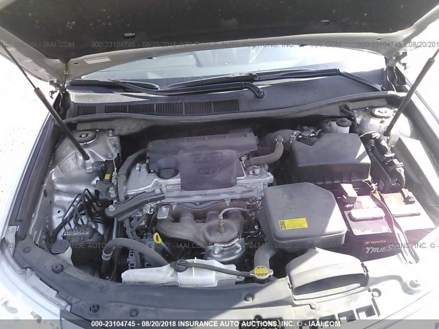 4T1BF1FK5CU045174 - 2012 TOYOTA CAMRY SE/LE/XLE 银色 照片 10