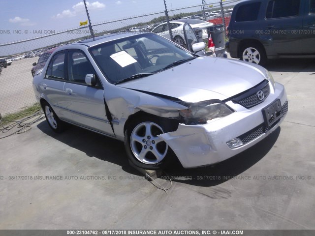 JM1BJ225721568432 - 2002 MAZDA PROTEGE DX/LX/ES SILVER photo 1