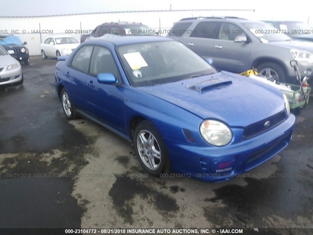 JF1GD29673G503564 - 2003 SUBARU IMPREZA WRX BLUE photo 1