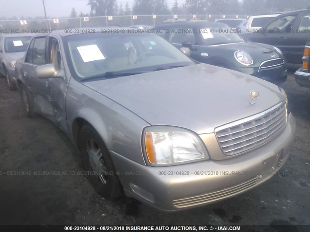 1G6KD54Y44U240714 - 2004 CADILLAC DEVILLE GOLD photo 1