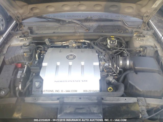 1G6KD54Y44U240714 - 2004 CADILLAC DEVILLE GOLD photo 10