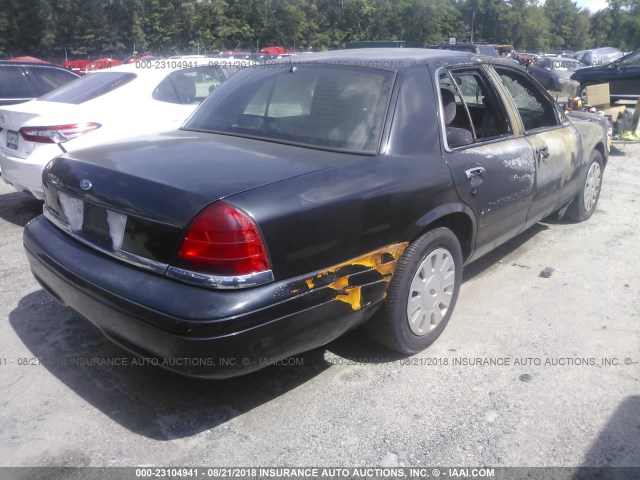 2FAFP71W06X165595 - 2006 FORD CROWN VICTORIA POLICE INTERCEPTOR BLACK photo 4