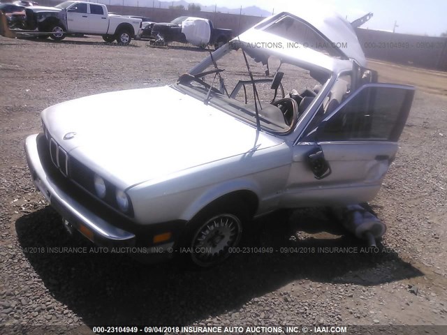 WBAAE5408F0985716 - 1985 BMW 325 E SILVER photo 2