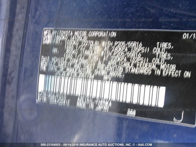 JTLZE4FE2EJ051184 - 2014 TOYOTA SCION XB Көк фото 9