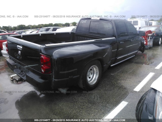 3D7ML48A47G846267 - 2007 DODGE RAM 3500 ST/SLT BLACK photo 4