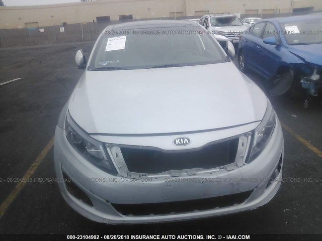 5XXGN4A73FG405537 - 2015 KIA OPTIMA EX SILVER photo 6