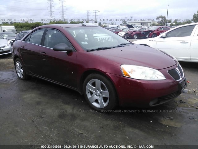 1G2ZG57B594186670 - 2009 PONTIAC G6 MAROON photo 1