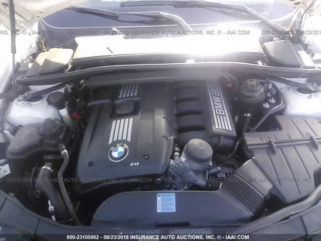 WBAPH5G51BNM76217 - 2011 BMW 328 I SULEV WHITE photo 10