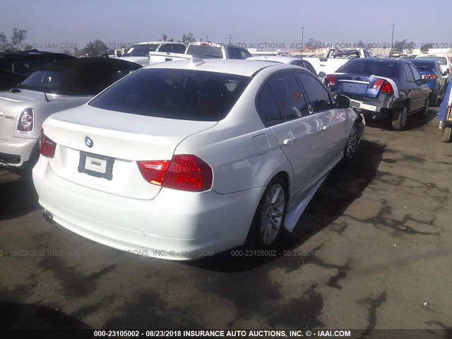 WBAPH5G51BNM76217 - 2011 BMW 328 I SULEV WHITE photo 4