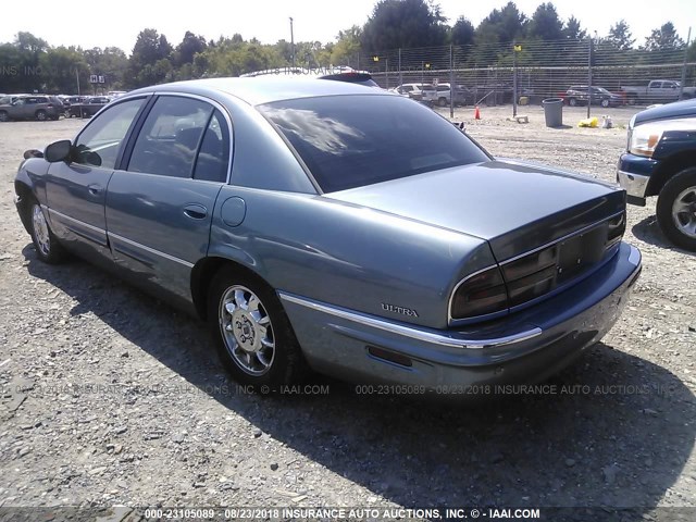 1G4CU541X24175588 - 2002 BUICK PARK AVENUE ULTRA BLUE photo 3