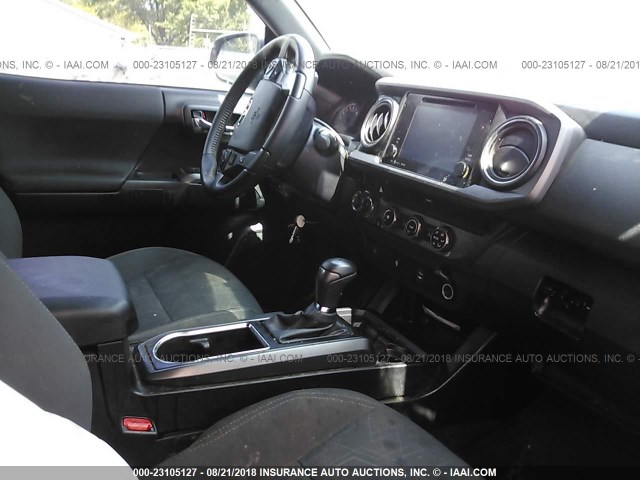 5TFCZ5AN9GX014202 - 2016 TOYOTA TACOMA DBL CAB/SR/SR5/TRD SPT/OR SILVER photo 5