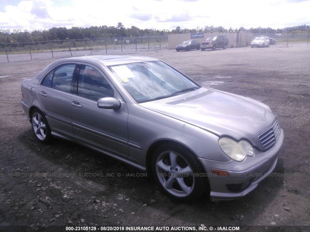 WDBRF52H76F784574 - 2006 MERCEDES-BENZ C GENERATION 2006 230 GRAY photo 1