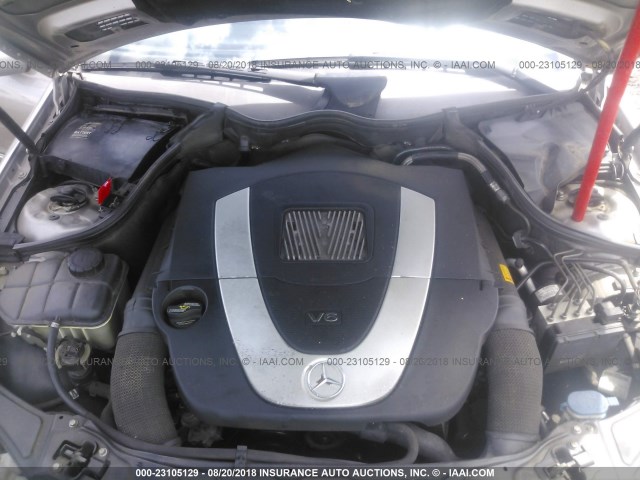 WDBRF52H76F784574 - 2006 MERCEDES-BENZ C GENERATION 2006 230 GRAY photo 10