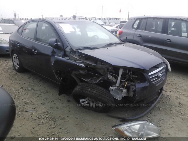 KMHDU46D99U823440 - 2009 HYUNDAI ELANTRA GLS/SE BLUE photo 1