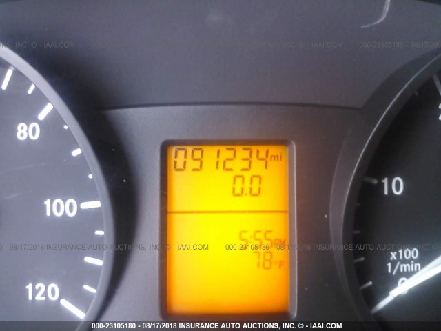 WDYPE7CC8A5470493 - 2010 FREIGHTLINER Sprinter 2500 WHITE photo 7