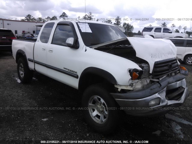 5TBRT341X2S249241 - 2002 TOYOTA TUNDRA ACCESS CAB/ACCESS CAB SR5 WHITE photo 1