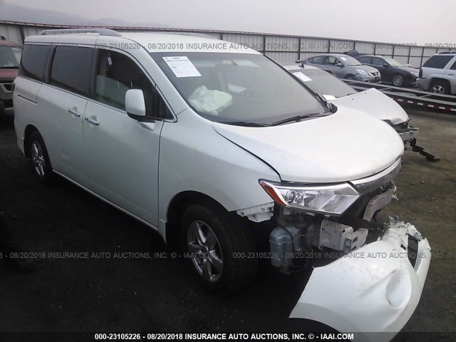 JN8AE2KP7E9100549 - 2014 NISSAN QUEST S/SV/SL/LE WHITE photo 1