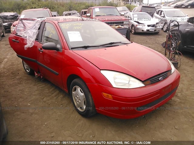 1FAFP33P22W286861 - 2002 FORD FOCUS LX RED photo 1