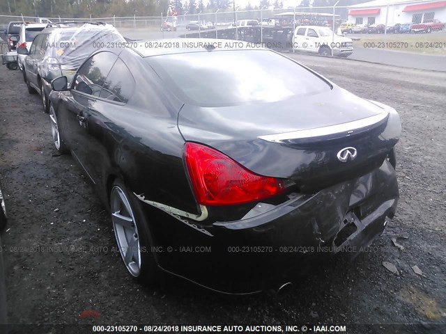 JNKCV64E58M115123 - 2008 INFINITI G37 JOURNEY/SPORT BLACK photo 3