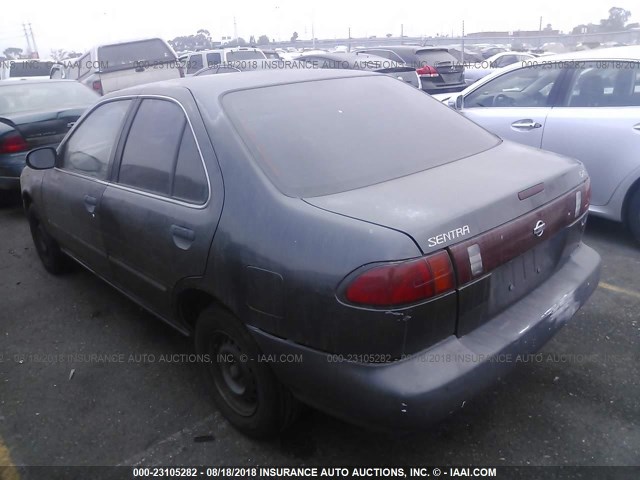 1N4AB41D7VC740387 - 1997 NISSAN SENTRA XE/GXE/GLE/BASE GRAY photo 3