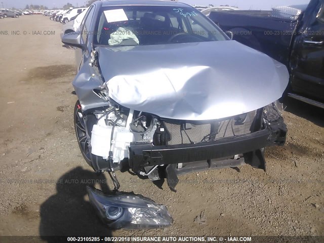 4T1BF1FKXGU604076 - 2016 TOYOTA CAMRY LE/XLE/SE/XSE SILVER photo 6