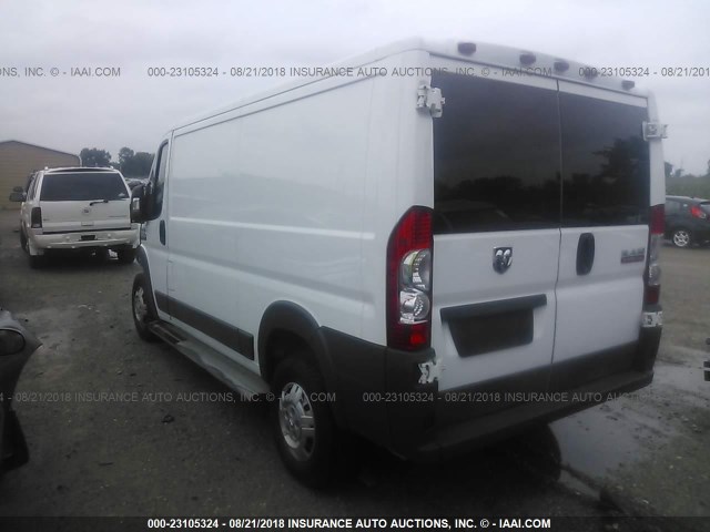 3C6TRVAG1GE122001 - 2016 RAM PROMASTER 1500 1500 STANDARD WHITE photo 3