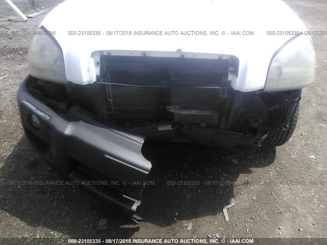 KM8JN12D96U410692 - 2006 HYUNDAI TUCSON GLS/LIMITED 白色 照片 6