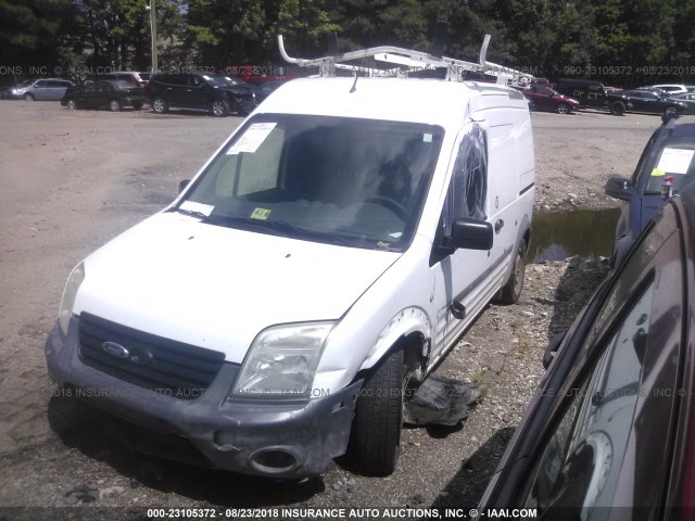 NM0LS7AN1BT058854 - 2011 FORD TRANSIT CONNECT XL WHITE photo 2