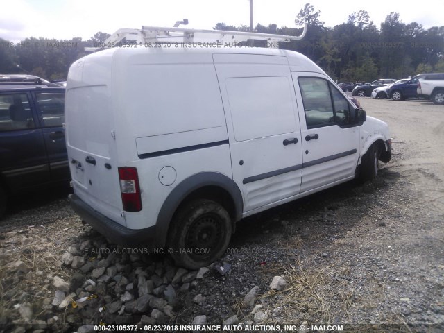 NM0LS7AN1BT058854 - 2011 FORD TRANSIT CONNECT XL WHITE photo 4