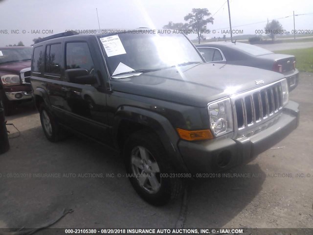 1J8HG48K28C231125 - 2008 JEEP COMMANDER SPORT მწვანე ფოტო 1