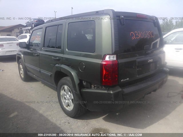 1J8HG48K28C231125 - 2008 JEEP COMMANDER SPORT მწვანე ფოტო 3