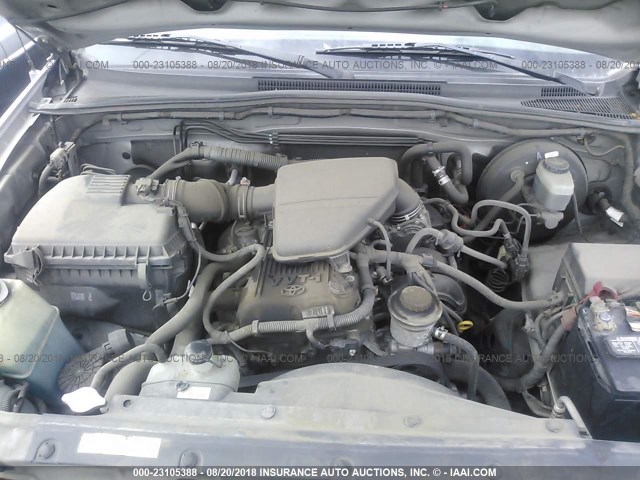 5TETX22NX6Z275994 - 2006 TOYOTA TACOMA ACCESS CAB Күміс фото 10