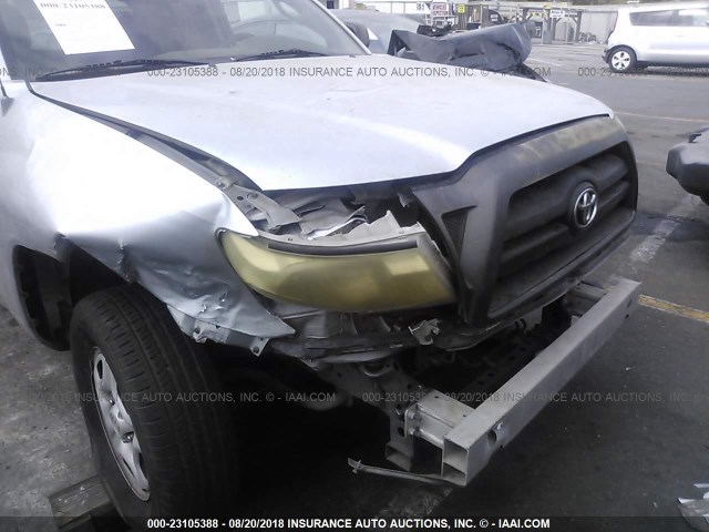 5TETX22NX6Z275994 - 2006 TOYOTA TACOMA ACCESS CAB Күміс фото 6