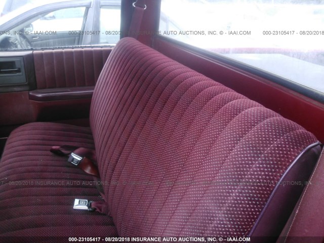 1GCBS14E1K2112070 - 1989 CHEVROLET S TRUCK S10 RED photo 8