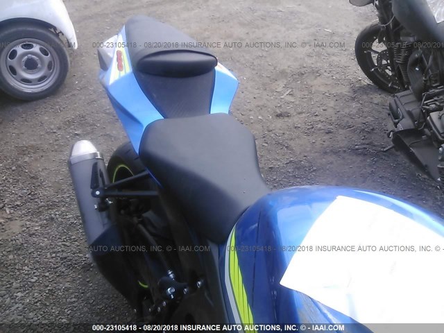 JS1GN7FA6H2101644 - 2017 SUZUKI GSX-R600 BLUE photo 6