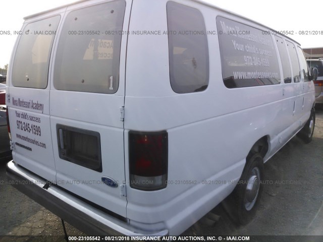 1FBJS31G0SHA17577 - 1995 FORD ECONOLINE E350 SUPER DUTY WHITE photo 4