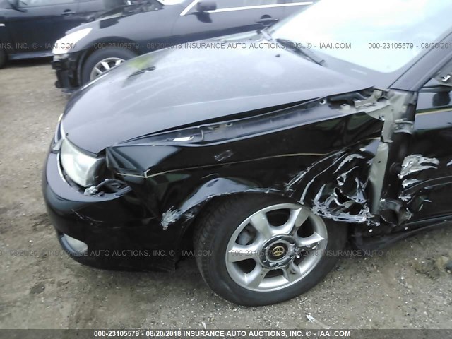 2T1FF22P11C426690 - 2001 TOYOTA CAMRY SOLARA SE/SLE BLACK photo 6