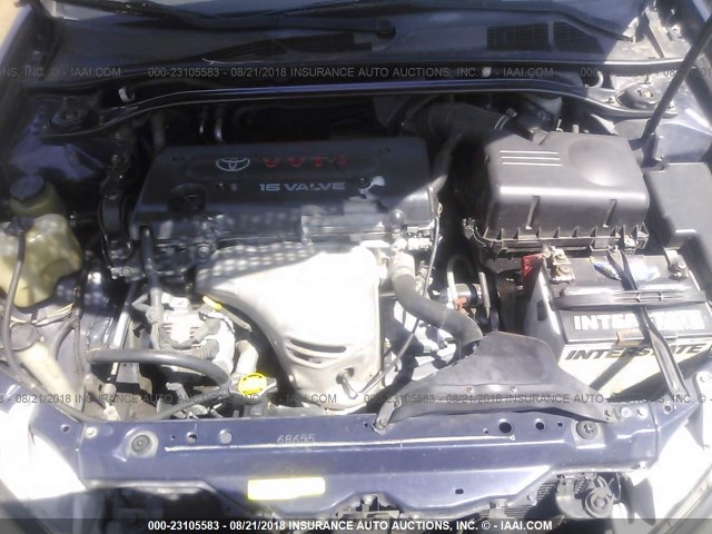 JTDBE30K820057885 - 2002 TOYOTA CAMRY LE/XLE/SE Dark Blue photo 10