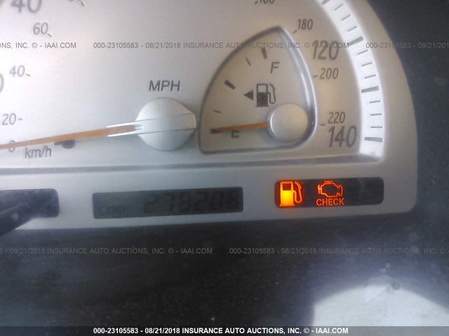 JTDBE30K820057885 - 2002 TOYOTA CAMRY LE/XLE/SE Dark Blue photo 7