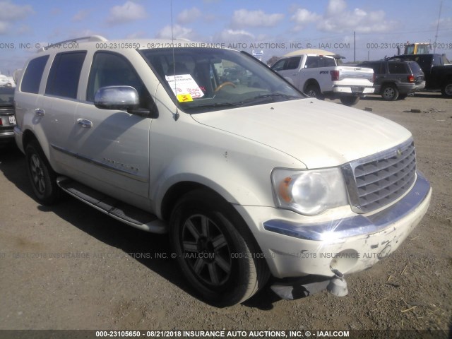 1A8HX58N78F112632 - 2008 CHRYSLER ASPEN LIMITED WHITE photo 1