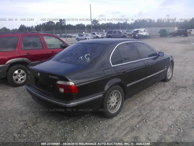 WBADM6341YGU27694 - 2000 BMW 528 I AUTOMATIC BLACK photo 4