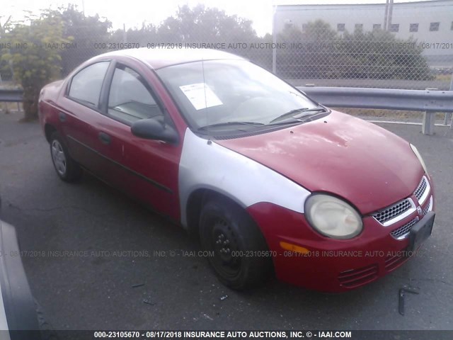 1B3ES26C33D169845 - 2003 DODGE NEON SE RED photo 1